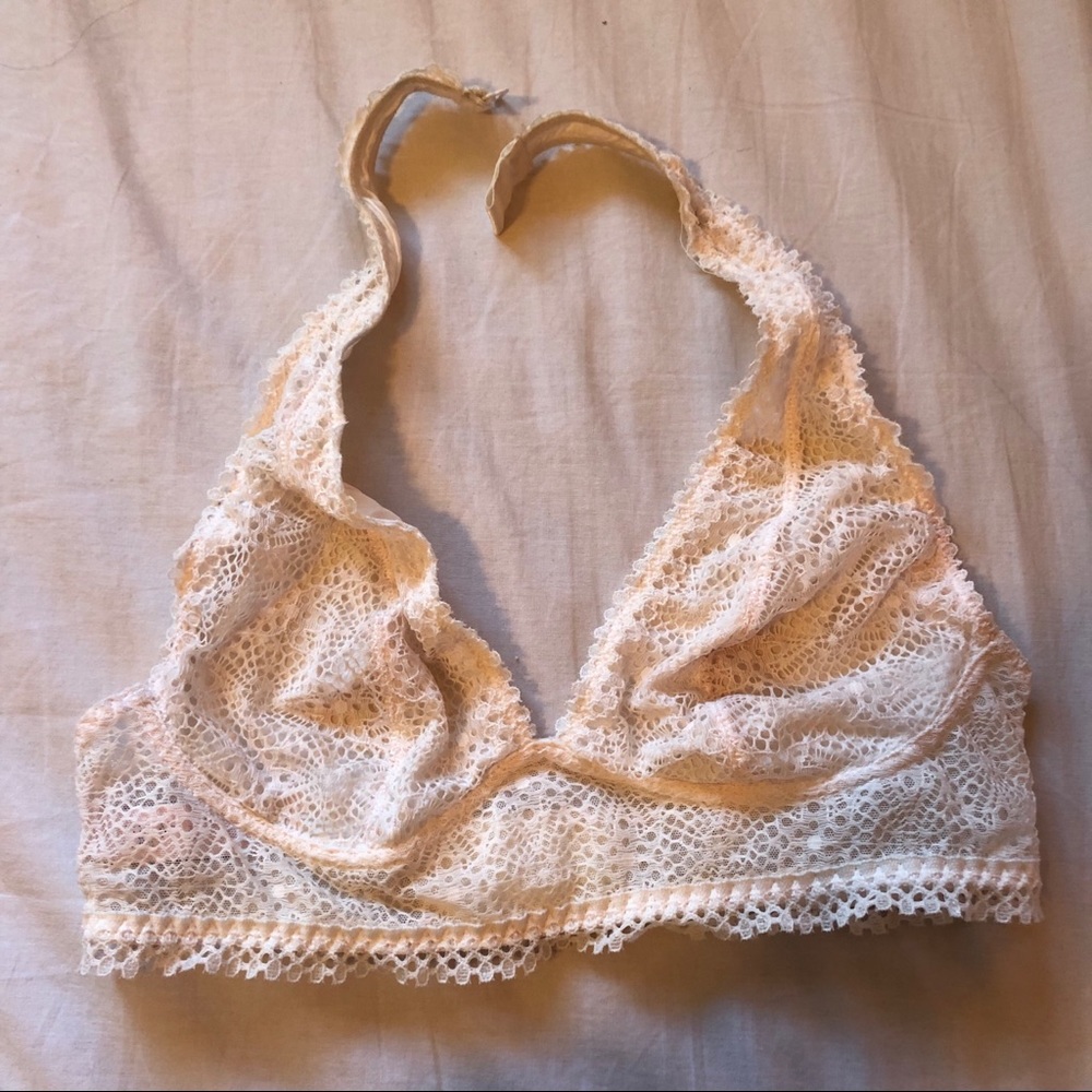 White VS Halter Bralette